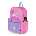 Roots - Sac à dos  en tissu recyclé - 22,5 L  - Logo Colour Block - Rose-violet-Confort et légèreté : le panneau dorsal rembourré et les bretelles réglables offrent un confort durable, tandis que les accents réfléchissants améliorent la visibilité dans des conditions de faible luminosité