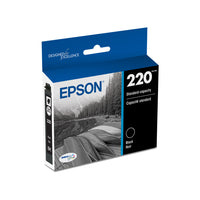 Epson T220 Ink Cartridge - Standard Capacity - Black-Get standard-yield capacity per ink cartridge while enjoying cost savings