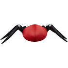 GEMMY Airblown Inflatable Halloween LightShow Projection Fire & Ice Black/Red Spider - 43" x 174"-Deflates for easy storage