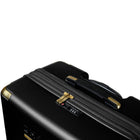 Champs Luxe 3-Piece Luggage Set - Black-USB-Charging Port on 20"