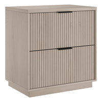 Hudson&Canal Yarden 24" Nightstand - Alder White-Modern contemporary design for your bedroom, guest suite, or anywhere you need a little extra storage