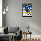 Robert Thomas St. Louis Blues - Framed Canvas - 22" x 31"-Ready to hang - arrives fully assembled