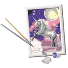 Ravensburger CreArt Unicorn Painting By Numbers-The colours dry quickly, are water-based, odourless, and do not require brush cleaner