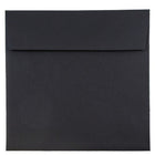 JAM Paper Square Invitation Envelopes - 8.5 x 8.5 - Black Linen - 25 Pack-Perfect for Greeting Cards, Invitations, Weddings or any announcement