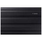 Samsung - T7 2TB USB 3.2 Gen. 2 Shield Portable SSD - Black-2TB