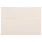 JAM Paper A8 Strathmore Invitation Envelopes - 5.5" x 8.125" - Natural White Laid - 50 Pack (75134I)-Natural White Laid Paper Envelopes