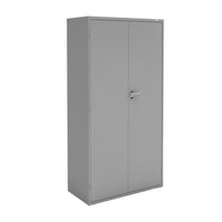 Staples® - Armoire de rangement verrouillable en acier, 72 po, grise-Système de verrouillage 3 points