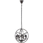 Modway Atom Chandelier - Brown-Vintage Modern Design