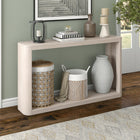 Hudson&Canal Kellan 52"W Console Table - Alder White-Finished in wood-look alder white