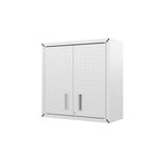 Manhattan Comfort - Armoire de garage moderne Fortress 30" - Blanc-Garantie limitée du fabricant de 30 jours