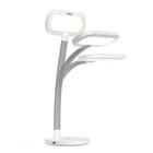 Verilux - Lampe de bureau HappyLight Duo 2 en 1 pour la luminothérapie et les tâches quotidiennes-RECHARGEZ VOS APPAREILS : La base est dotée d'un port de chargement USB intégré pour garder vos appareils à portée de main pendant que vous travaillez.