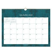 Cambridge 2026-27 Tundra Standard Wall Calendar - 15" x 12" - Bilingual-Page size: 11-7/8" H x 14-7/8" W  