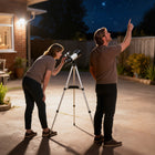 Outsunny Telescope for Adults and Beginners-Comes with two eyepieces (16X, 40X) for versatile wide and detailed observations