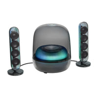 Harman Kardon SoundSticks 5 2.1-Channel Bluetooth Speaker with HDMI - Black-Extraordinary sound with 3-way speaker design