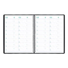 Blueline 2026 Planifi-Action 13-Month 7-Day Weekly/Monthly Planner - 11" x 8-1/2" - Black - French-Extra bonus pages include: dedicated notes and contacts section