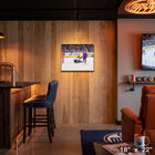 Connor Mcdavid Oilers vs Bruins - Framed Canvas - 20" x 16"-Finished size: 20x16