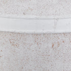 Hudson&Canal - Lampe de table en céramique Chiara de 58 cm de haut avec abat-jour en tissu - Blanc terre cuite/blanc-9
