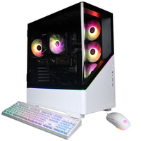 CyberPowerPC Gamer Xtreme Gaming Desktop - Intel Ultra 5 225F - GeForce RTX 5060 8 GB - 16 GB DDR5 RAM - 2 TB SSD - White-Intel Core Ultra 5 225F 3.3GHz (Max 4.9GHz)