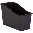 Teacher Created Resources - Bac à livres en plastique noir, pack de 6-Chaque bac à livres mesure 5 1/2 po L x 11 3/8 po L x 7 1/2 po H.