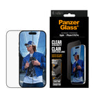 PanzerGlass - Protection d'écran UWF pour iPhone 17 avec Fastfit (en boîte) - Transparent-Garde votre appareil à l'abri de vos tâtonnements, chutes et fissures quotidiens