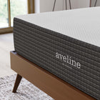 Modway Aveline 12" Memory Foam Queen Mattress-Stretch Knit Zipper Removable Cover