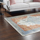 Modway Citlali Distressed Southwestern Aztec Area Rug - 5 ft W x 8 ft L - Multicolored-Gripping Rubber Underside 