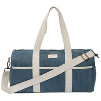 Gry Mattr - Sac de fin de semaine en denim - Bleu-Coquille faite de denim 100 % coton