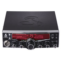 Cobra 29 LX Dual Mode AM FM CB Radio-Easy-to-read screen with display options for green, blue, amber, and red.