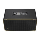 JBL Authentics 500 - Hi-fidelity smart home speaker with Wi-Fi, Bluetooth and Voice Assistants-Personalize your audio with intuitive on-speaker controls that adjust volume, bass, and treble levels. Use Alexa or Google Assistant to control your device with your voice. Or use the JBL One app for even more options to customize EQ, settings, and find your new favorite song using the integrated music services.