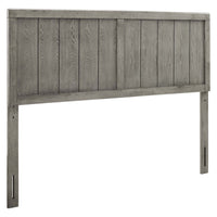 Modway Robbie Wood Twin Headboard - Grey-Twin Wood Headboard