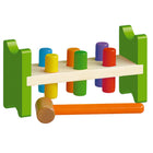 The Original Toy Company Pound a Peg Toy - Ages 2-6 -The pegs fit firm within the bench so they can't fall out but can be removed if desired