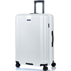 Champs Marquis 3 Piece Luggage Set - White-Effortless movement. Durable 360° dual spinner wheels for a smooth ride on any surface