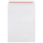Jam Paper 28 lb Open End Peel & Seal Envelopes - 9" H x 12" W - White - 50 Pack-Open-end envelope: These open-end 9” x 12” catalog envelopes have a convenient vertical design. Use them to send business letters, confidential documents, large photos, folders, and so much more. The rectangular flap is on the short side, helping to keep things organized and from falling out after opening