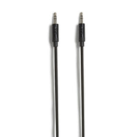 NXT Technologies 4 Ft. Braided Mini-phone Stereo 3.5mm Cable - Black-4' braided cable resists snags and tangles