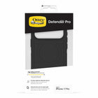 OtterBox Defender Pro Compatible with MagSafe Case with Camera Control for iPhone 17 Pro - Black-Bumpers around the camera protect against hard hits