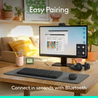 Logitech K250 Compact Wireless Keyboard - Graphite-Durable and reliable: Built for quality, K250 offers long-lasting keys, a spill-resistant design (2)