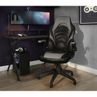 Emerge - Fauteuil de jeu en cuir reconstitué Vortex de la gamme - noir et gris-Respecte ou surpasse les normes ANSI/BIFMA