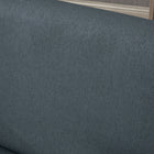 HOMCOM - Fauteuil moderne d’appoint avec assise rembourrée - pieds en bois pour chambre - gris foncé-Accoudoirs et pieds en bois de caoutchouc garantissent une solidité fiable lors de l’utilisation 
