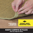 Alien Tape Pre-Cut Double Sided Mounting Tape-Weather-Resistant - These Strips are both weatherproof and waterproof, making them perfect for indoor and outdoor use such as mounting photo frames, stopping furniture, rugs, or carpeting from moving and sliding