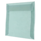 JAM Paper - Enveloppes d'invitation carrées en vélin translucide - 8,5 po x 8,5 po - Bleu océan - paquet de 25 (PACV532)-Taille: 8 1/2 x 8 1/2 pouces
