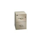 Gardex Classic 25 Fire-Resistant File, 2-Drawer, Vertical, Legal, Beige, 28H x 19 3/4W x 25D (GXGF-25-2-BE)-UL-certified fire resistant vertical 2-drawer 25"D, legal
