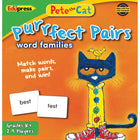 Edupress Pete the Cat Purrfect Pairs Game: Word Families-Practice pairing words by word family in this purrfectly fun game!