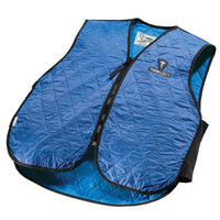 TechNiche HYPERKEWL Evaporative Cooling Sport Vest, Blue, Medium-Evaporative Cooling Vest, soak in water for 1-2 minutes and enjoy cooling relief and comfort