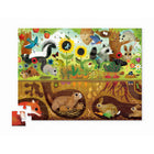 Crocodile Creek - Puzzle de découverte du jardin (au-dessus et en dessous) - 48 pièces-Favorise la coordination œil-main, la motricité fine et la résolution de problèmes