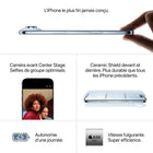 Apple - iPhone Air - 256 Go - Bleu ciel - Bell et Virgin Plus-AUTONOMIE D’UNE JOURNÉE - Une journée d’autonomie et jusqu’à 27 heures de lecture vidéo