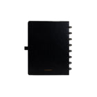 Cambridge Small Disc Office Notebook - 8.75" H x 6.67" W - Black-Black