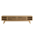 Modway Render 70" TV Stand - Oak-Durable Particleboard Construction