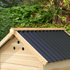 PawHut - Maison en bois pour canards avec toit ouvrant et double porte - bois naturel-Fabriqué en bois de sapin avec peinture à l'eau 