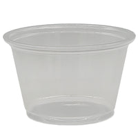 SOMI 4 oz Plastic Portion Cup - Clear - 2500 Pack-Leak Proof
