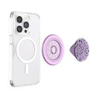 Popsockets PopGrip for MagSafe with Adapter Ring - Sugar Plum Speckle-Functions as a convenient stand so you can watch videos on the fly
